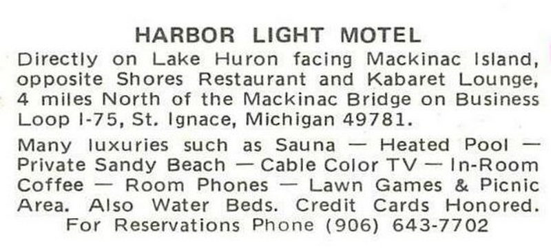 Harbor Light Motel - Vintage Postcard